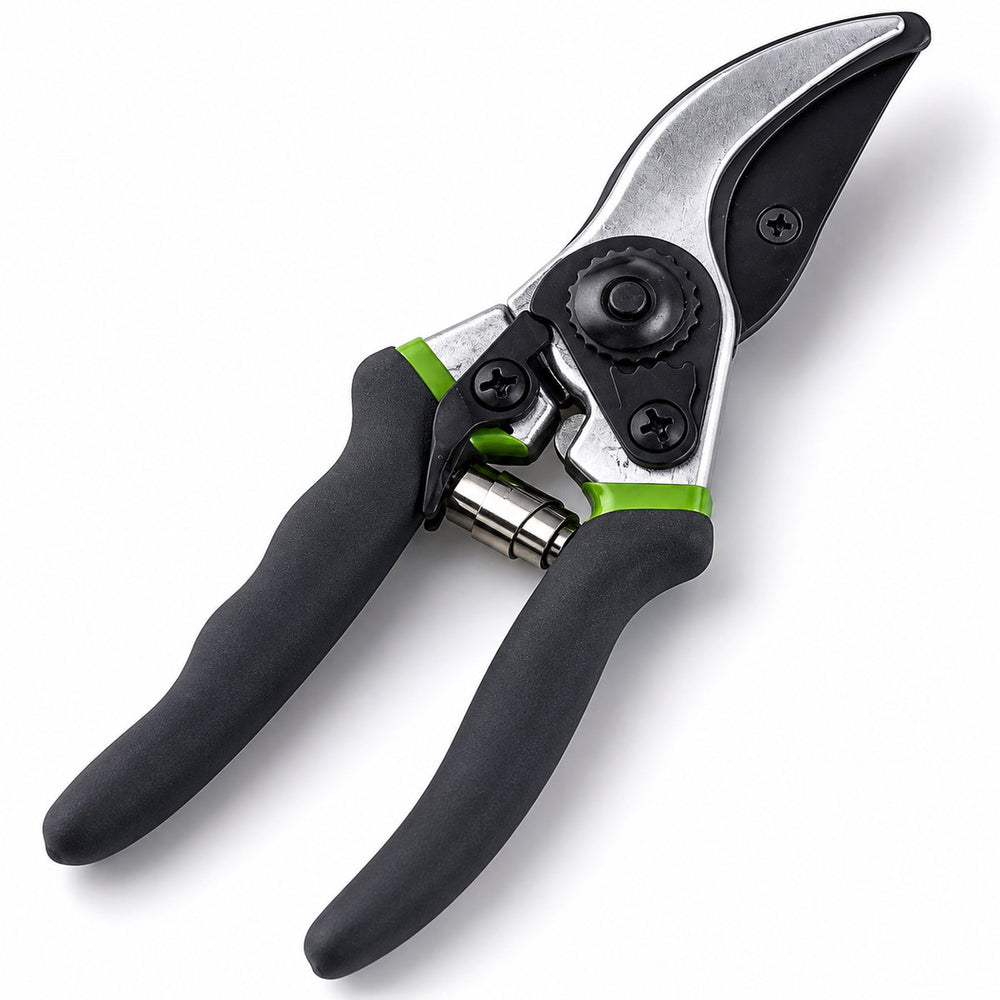 Kinzo snoeischaar tuinaccessoire 21cm zwart handmatig.