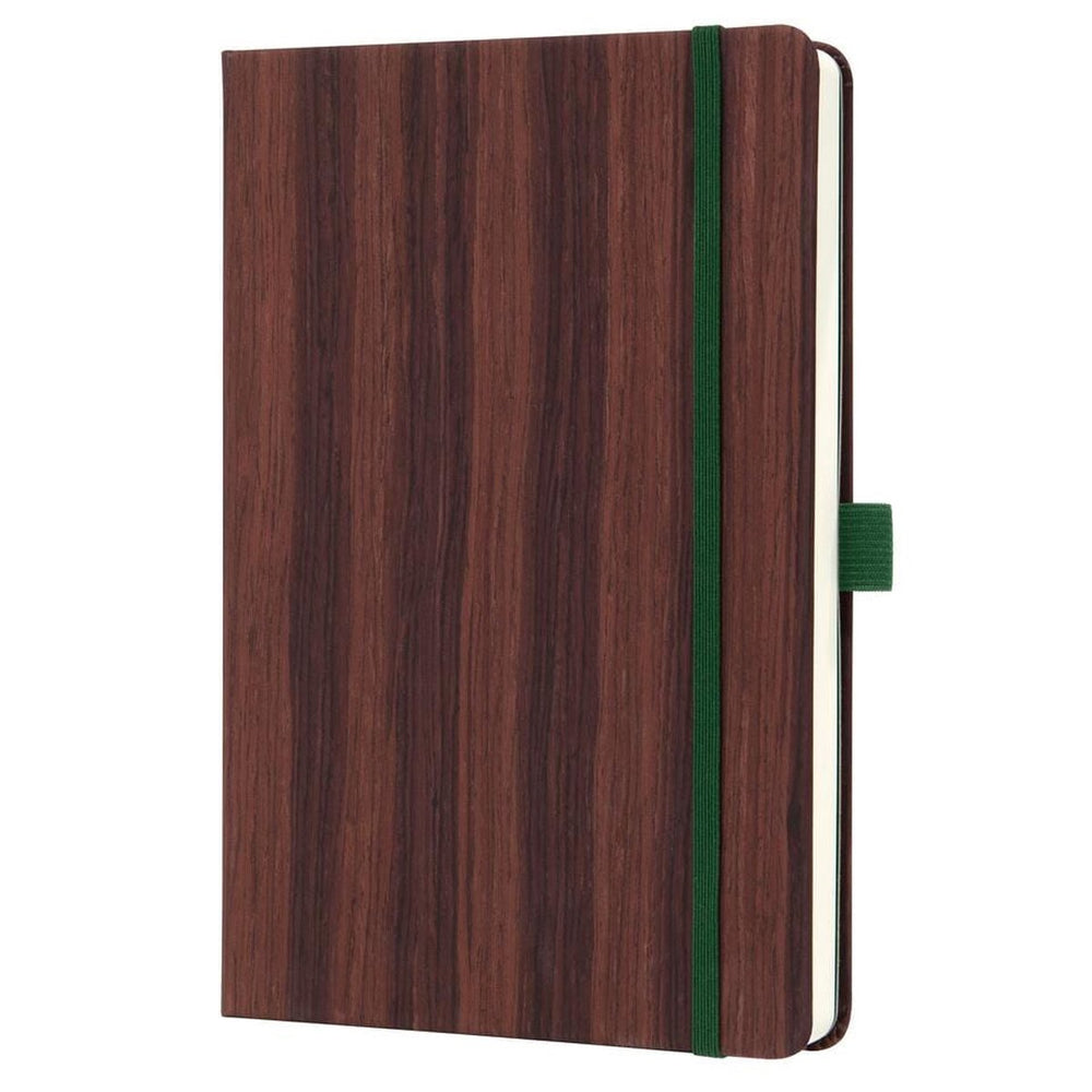 Sigel notitieboek - conceptum - a5 - hout - hardcover - lijn - 194 pagina's - 100 grams - si-sy557