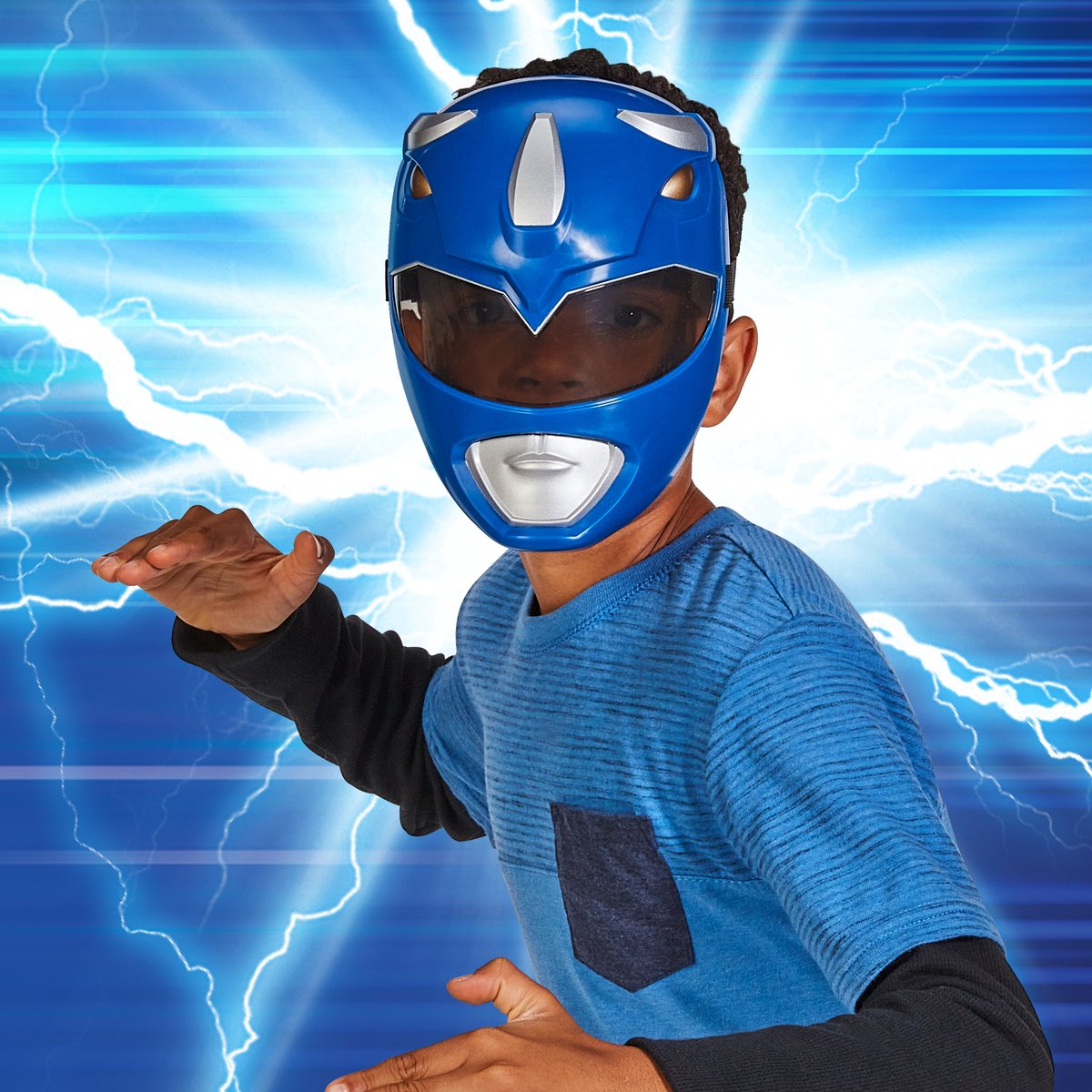 Playmates power rangers blauw masker