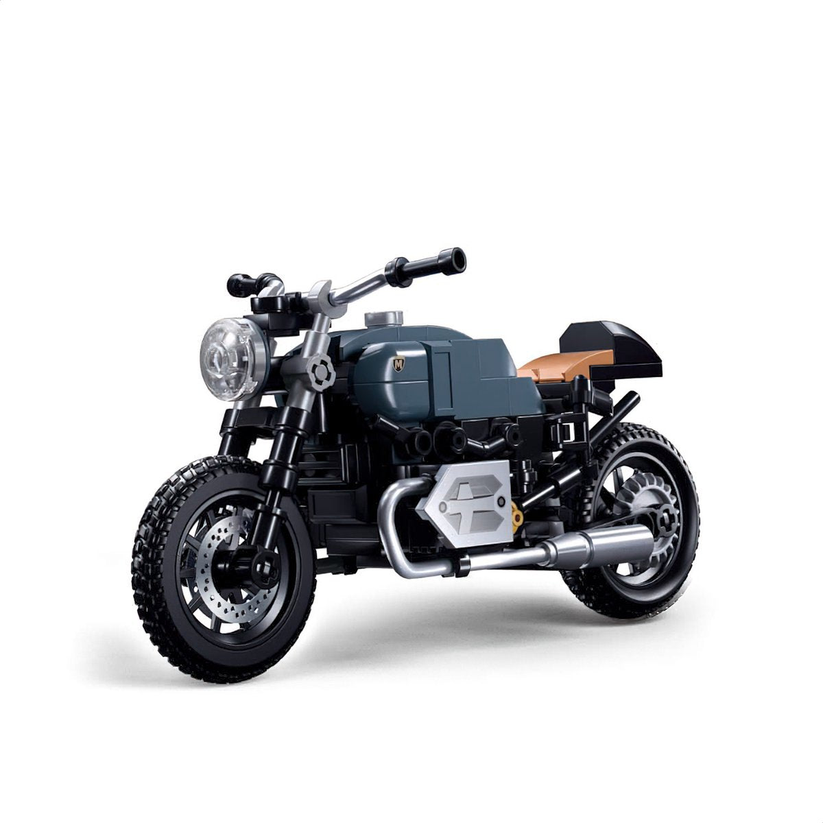 Sluban modelbricks motorcycle rninems bouwspeelgoed – constructiespeelgoed motor modelbouw – bouwdoos met 191 bouwstenen – m38-b1134 – vanaf 10 jaar