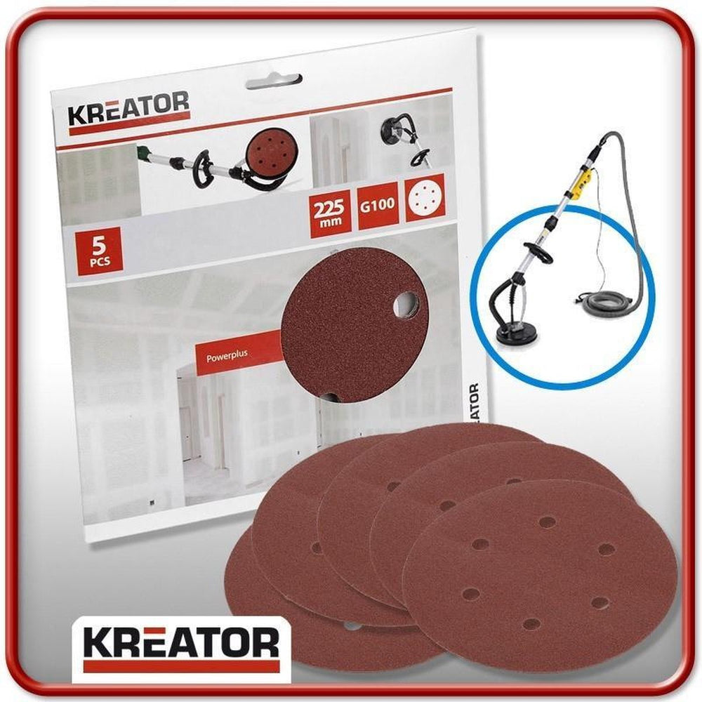 Kreator krt232007 schuurpapier rond 225 mm k150