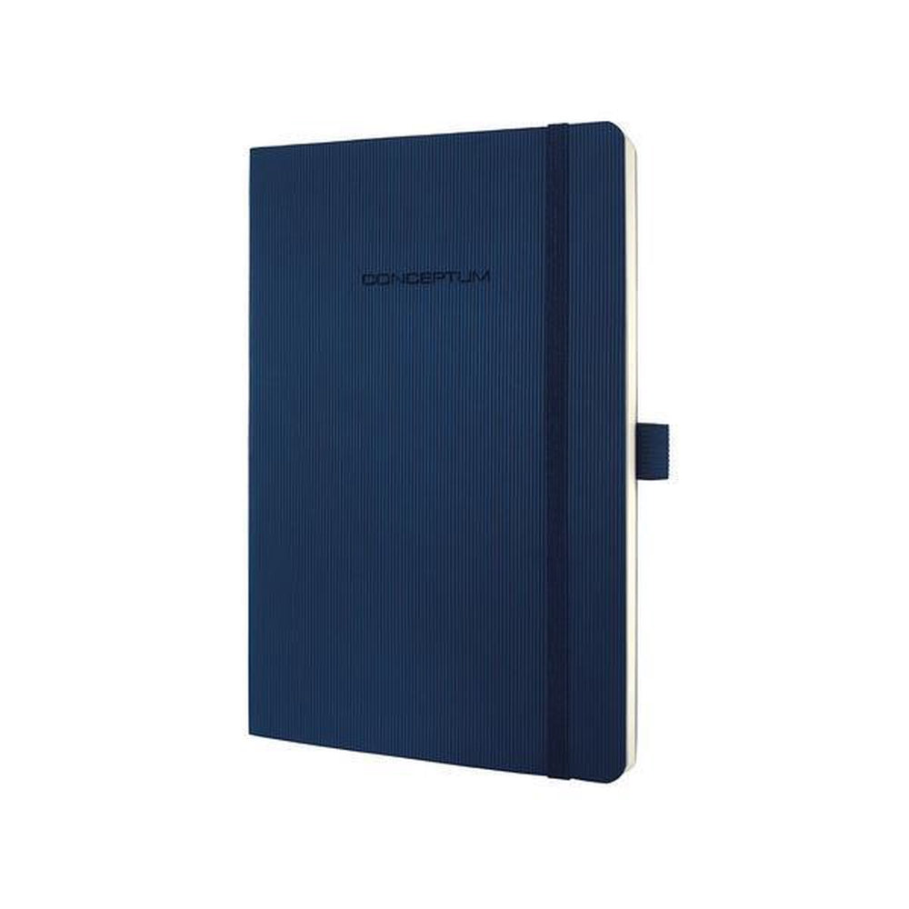 Sigel notitieboek - conceptum pure - a5 - softcover - blauw - 194 pagina's - 80 grams - lijn - si-co327