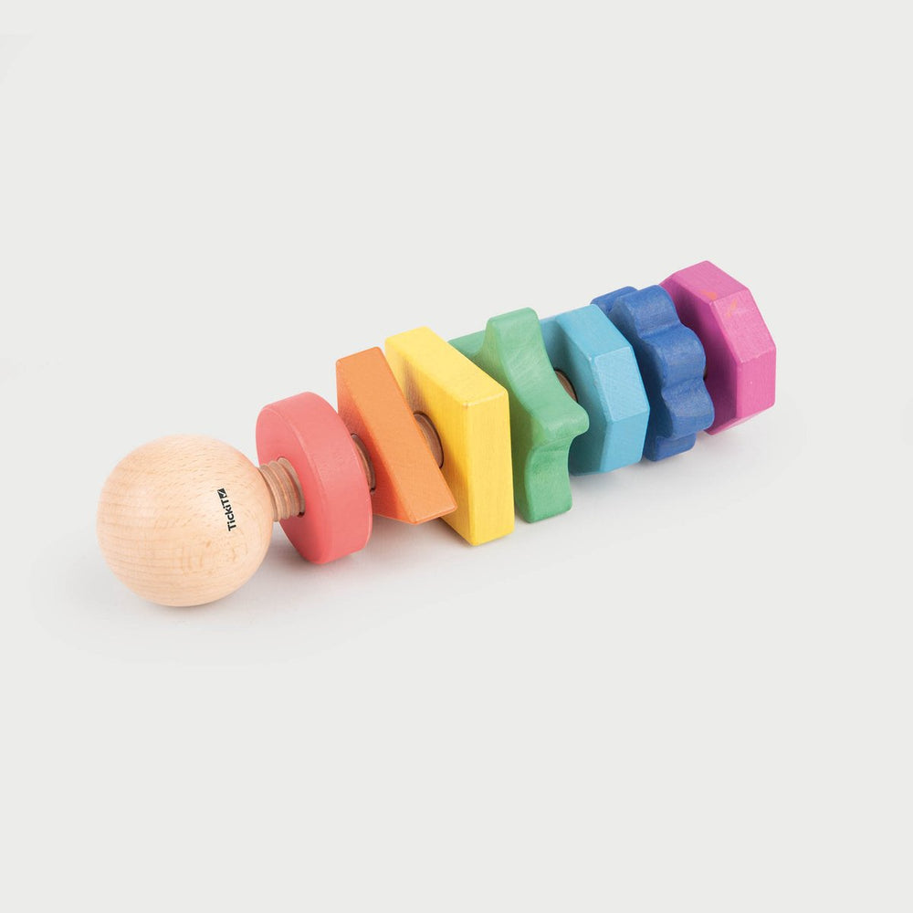 Tickit ® regenboog houten vorm twister
