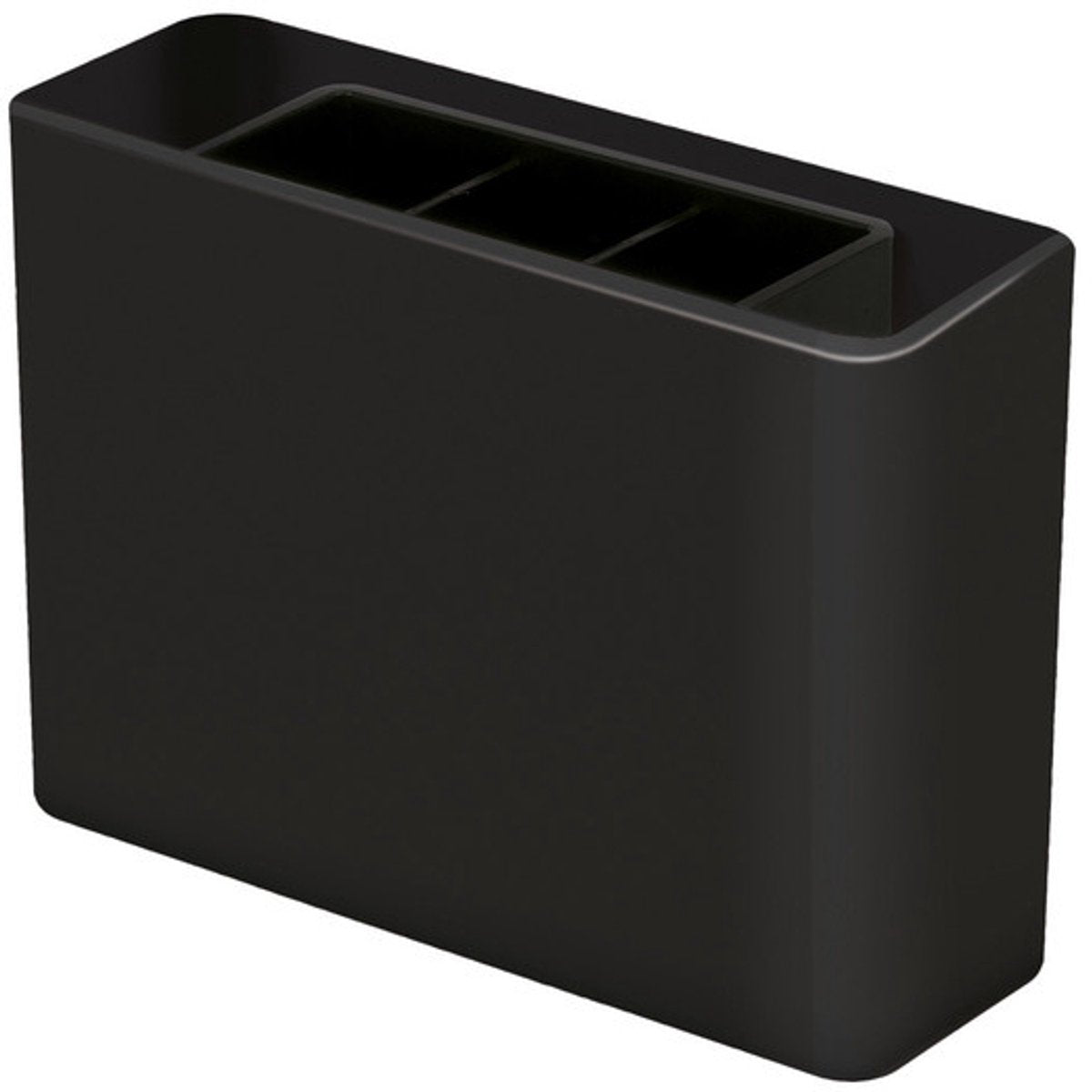 Han pennenkoker - smart line - 3-vaks - hoogglanzend zwart - ha-92120-13