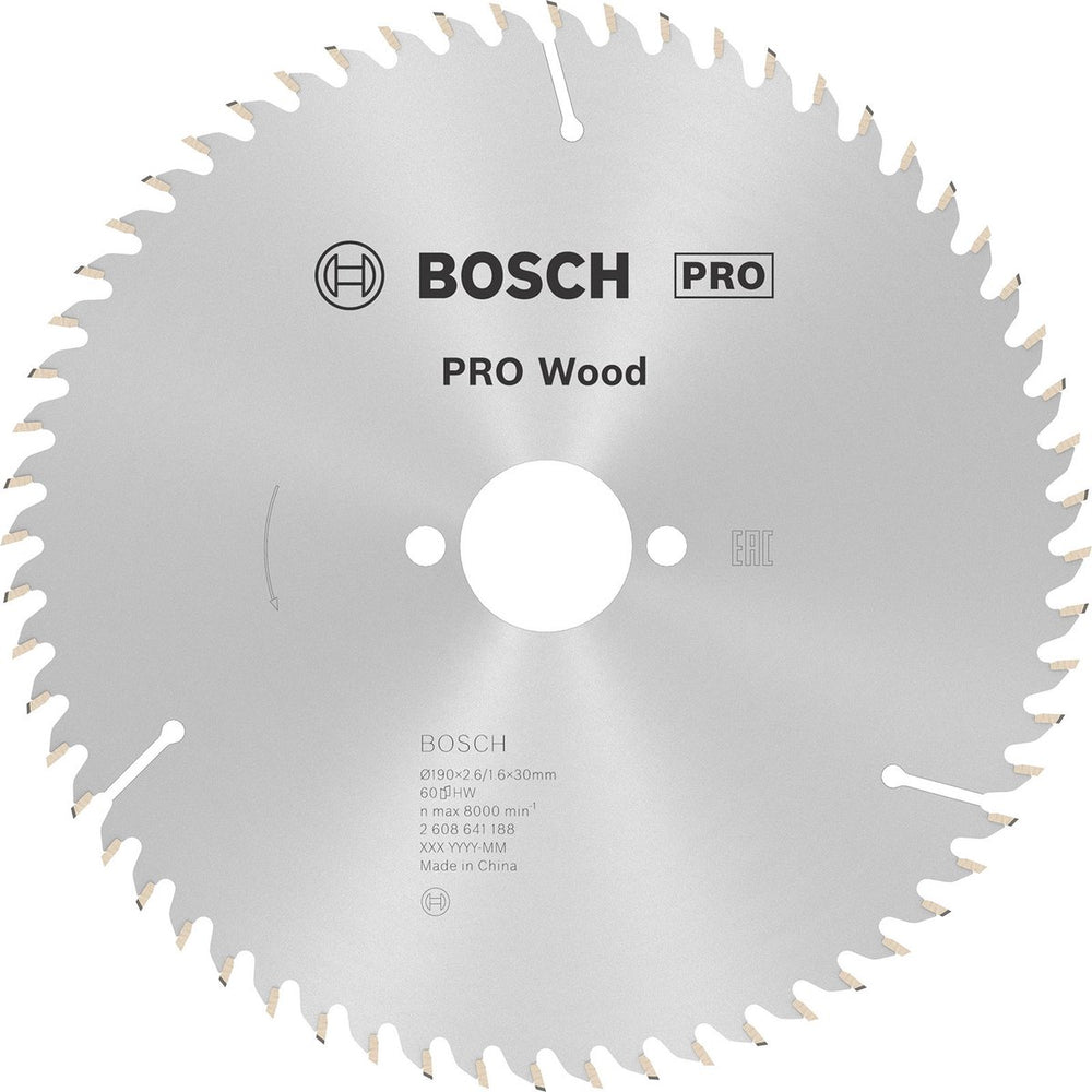 Bosch cirkzb opt 190x30x2,6 60t wz