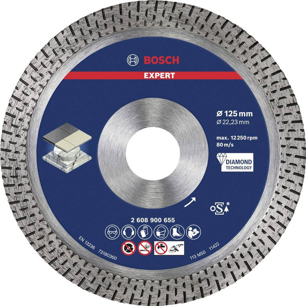Bosch expert hardceramic serie - diamant doorslijpschijf - 125mm - precisie snijden - gladde randen