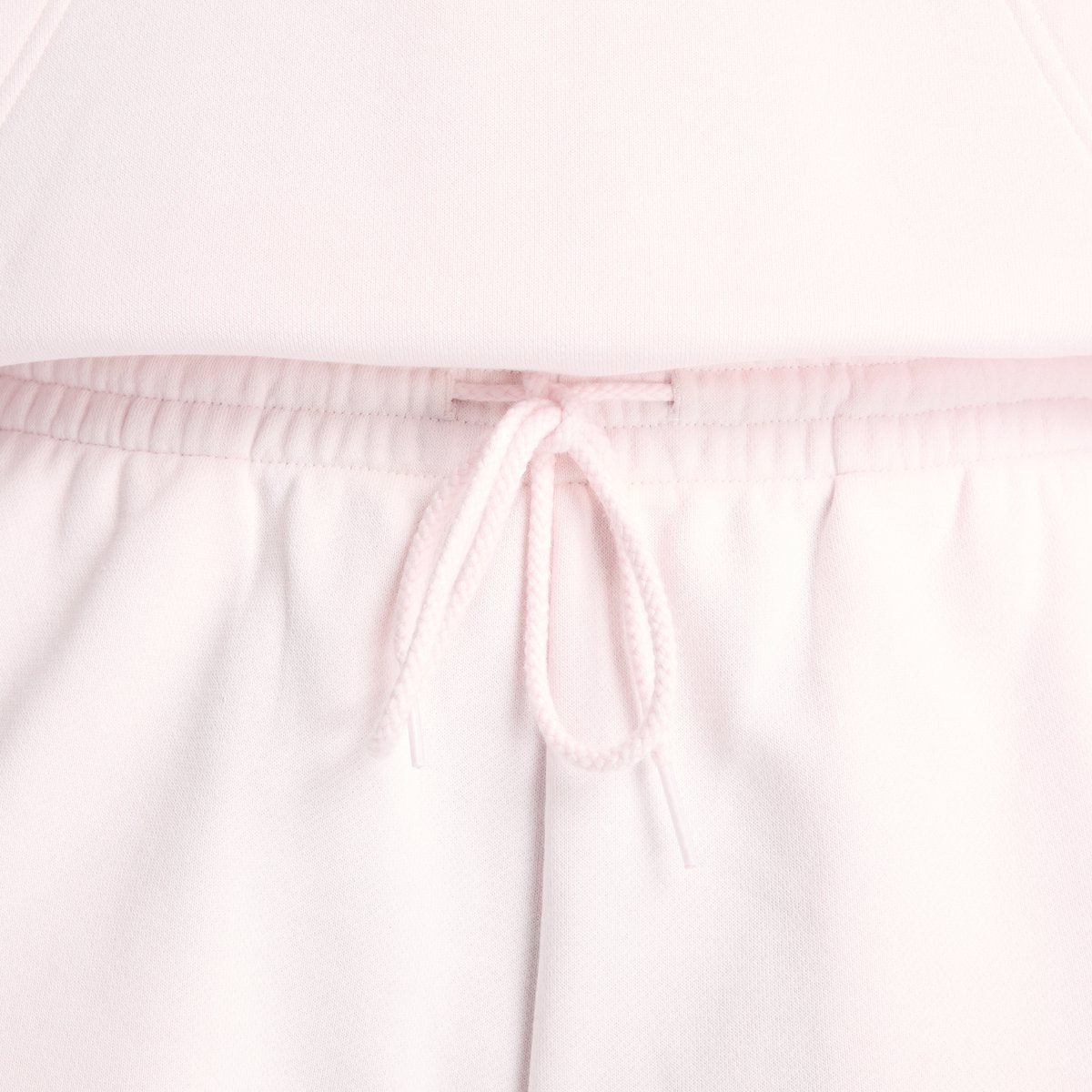 New balance sport essentials french terry short dames sportbroek - pink salt