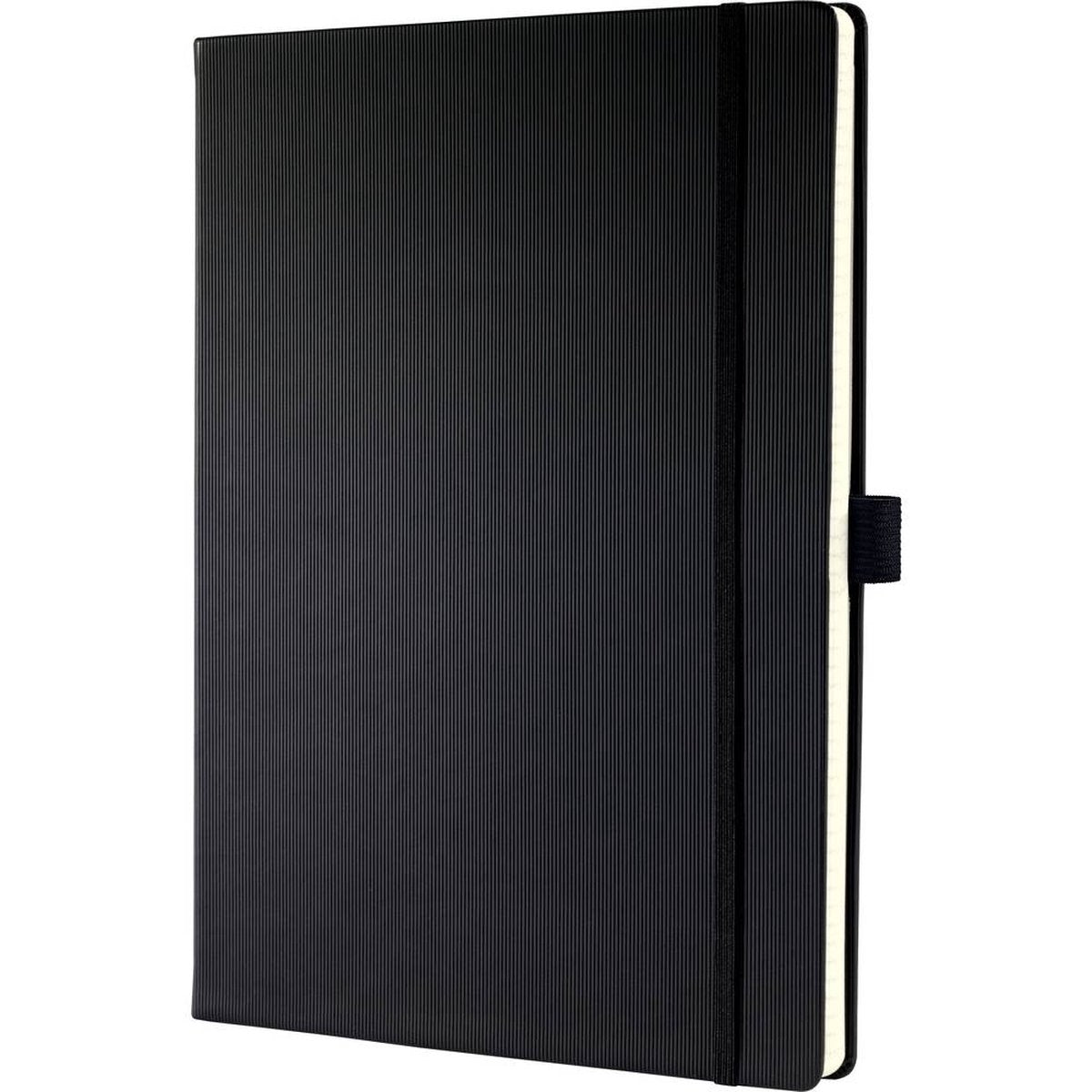 Sigel notitieboek - conceptum - a4 - zwart - hardcover - 194 pagina's - 80 grams - dots - si-co108