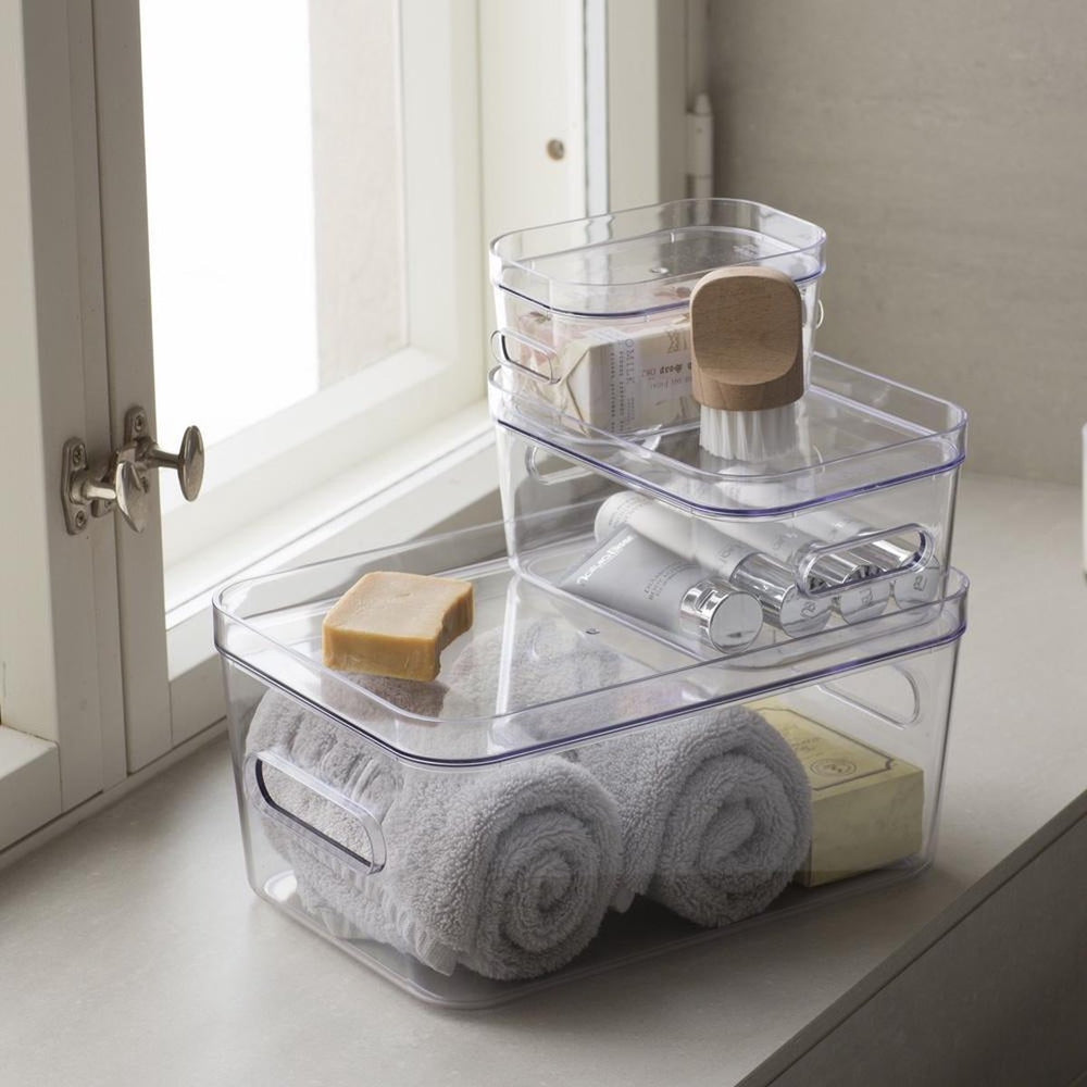 Smartstore - compact opbergbox m 5,3 liter - kunststof - transparant
