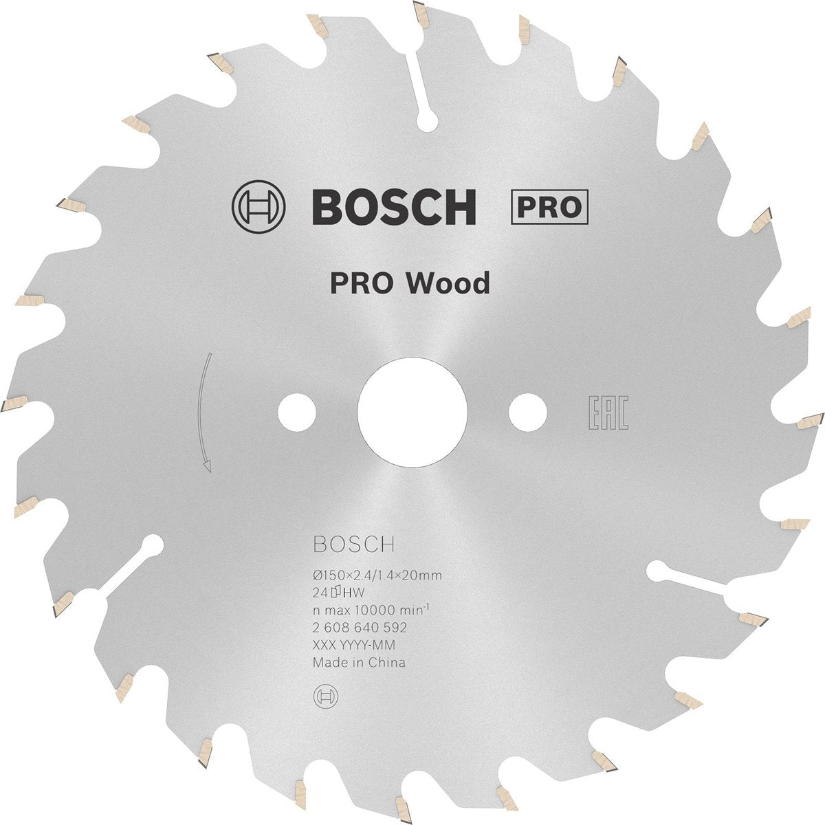 Bosch cirkzb opt 150x20 16x2,4 24t wz