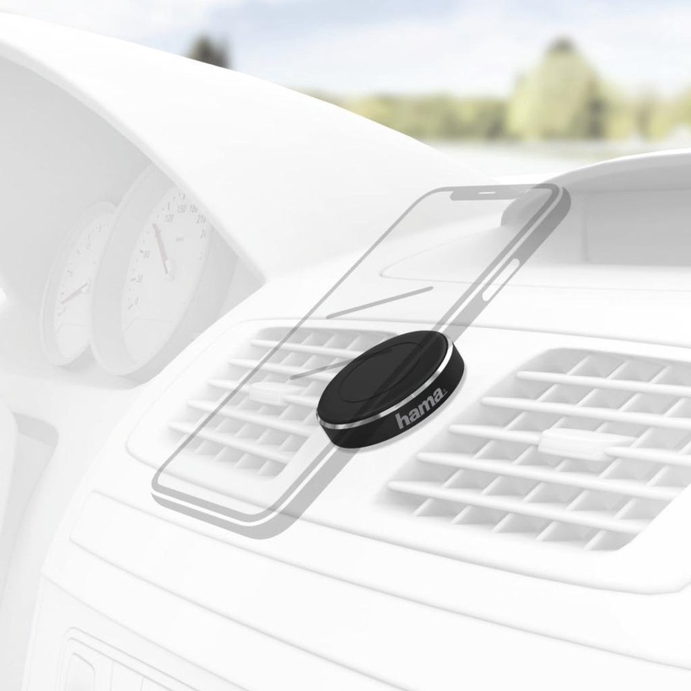 Hama universele smartphonehouder magnet , voor plakbevestiging, zwart