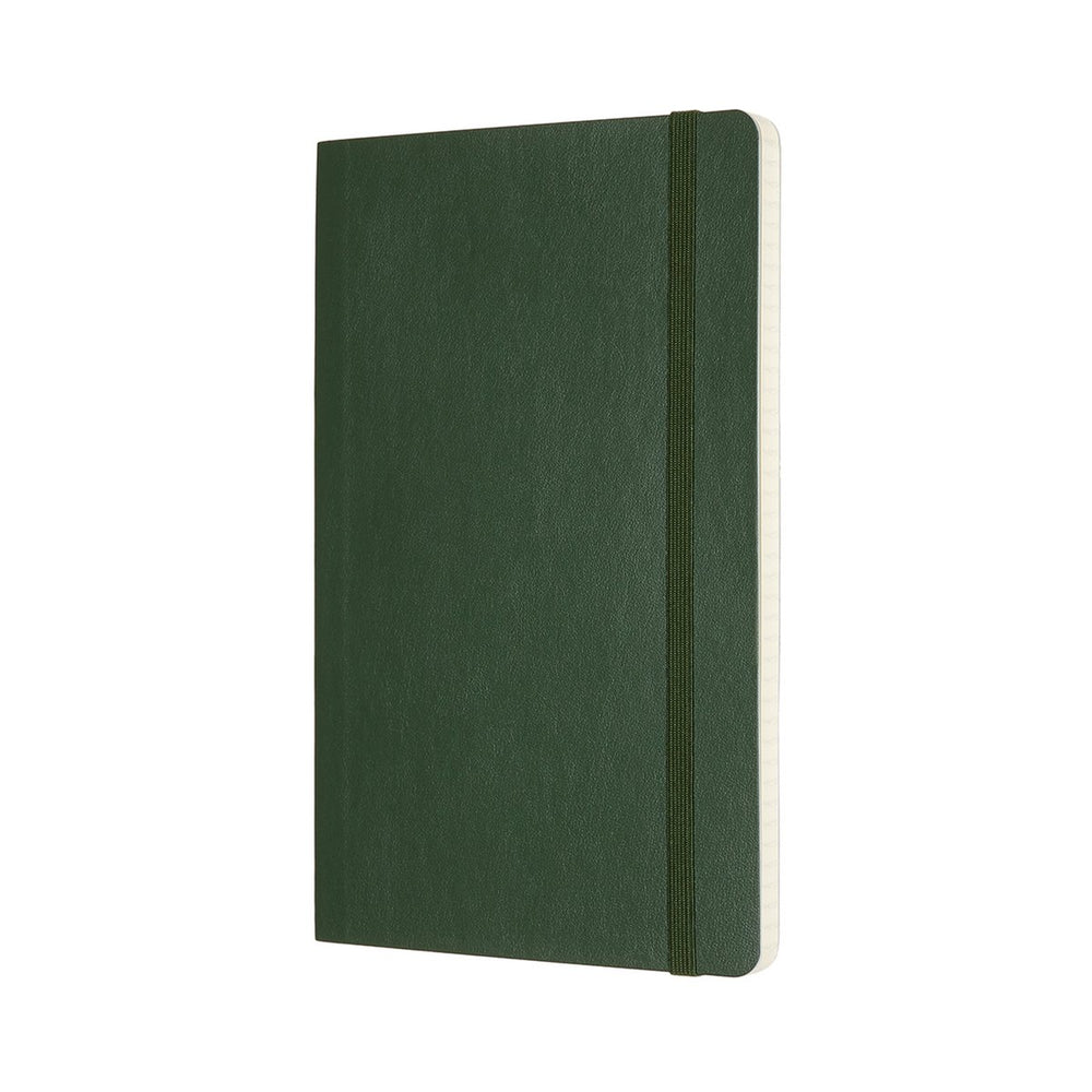 Moleskine classic notitieboek - large - softcover - geruit - mirte groen