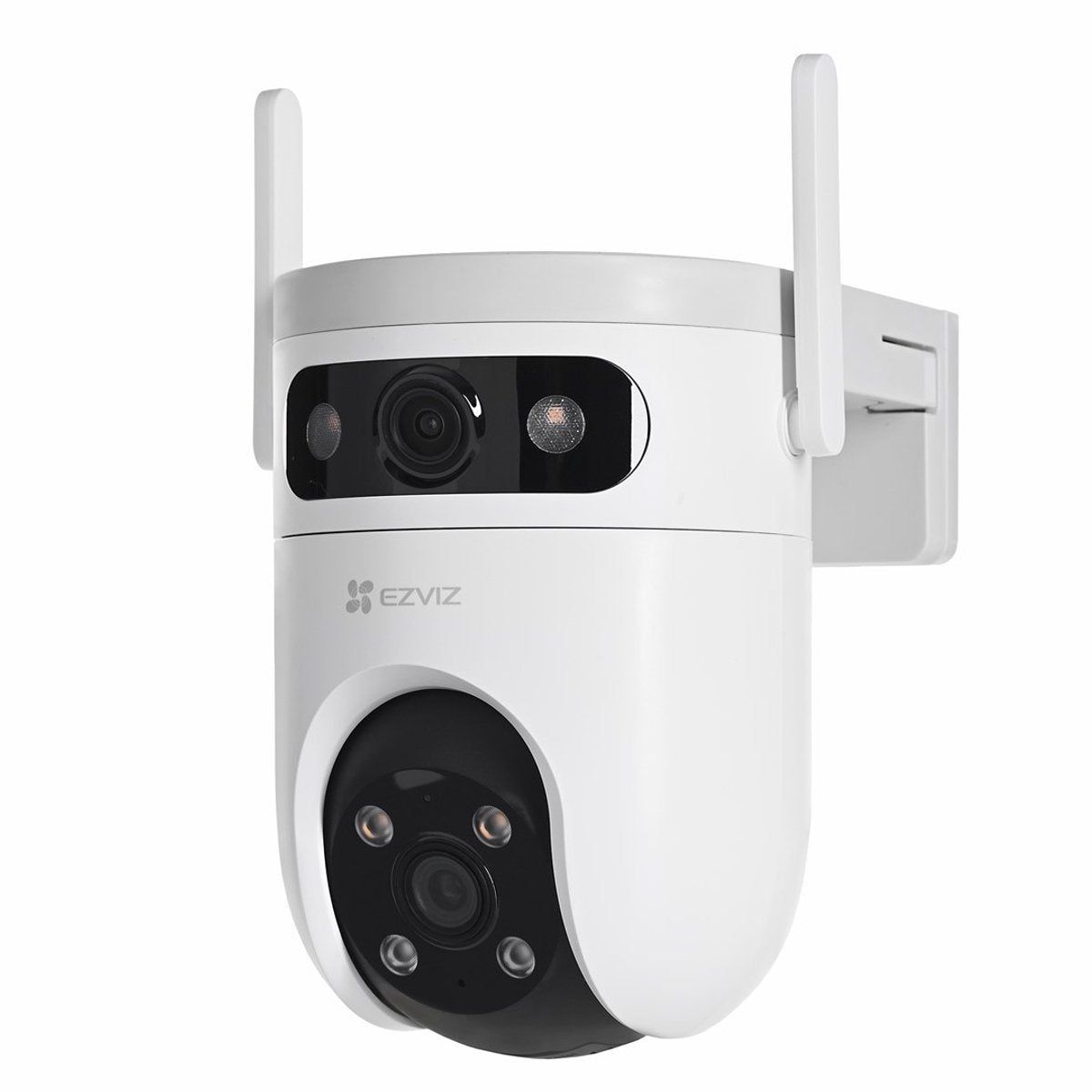 Ezviz h9c 2k+2k dubbele lens, 360° beveiligingscamera - buiten-kleuren nachtzicht - ai persoon voertuig detectie- tweeweg audio -geen maandkosten