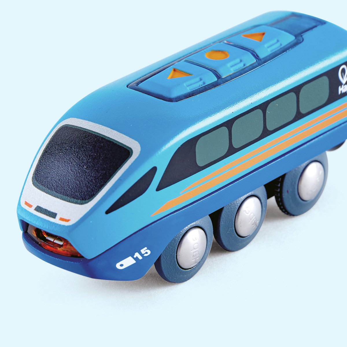 Hape bestuurbare trein met bluetooth app – houten treinset locomotief voor kinderen vanaf 3 jaar