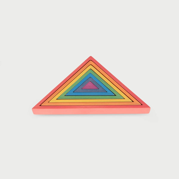 Tickit | regenboog houten architect driehoeken