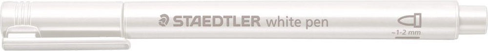 Staedtler metallic pen - wit -