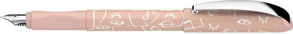 Schneider schrijfwaren schneider vulpen - glam face art - m - roze s-167756