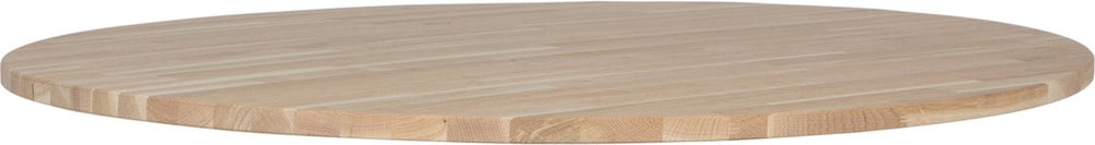 Woood tablo tafelblad rond - eiken - onbehandeld - 2,4x120x120