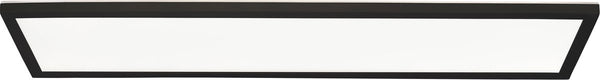 Brilliant milton - plafondlamp badkamer - led 24w - 4000k - ip44 - zwart wit