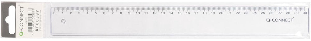 Q-connect meetlat | plastic | in etui | 30 cm