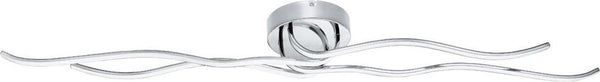 Eglo roncade - wand plafondlamp - 1 lichts - chroom - wit
