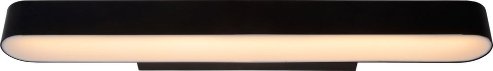 Lucide madelon - wandlamp badkamer - led - 1x9w 2700k - ip44 - zwart