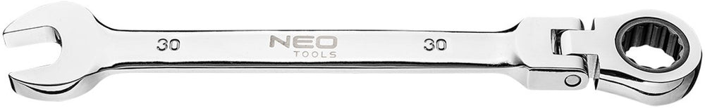 Neo klucz - ringsteeksleutel - pivoterend - ratchet - 30 mm