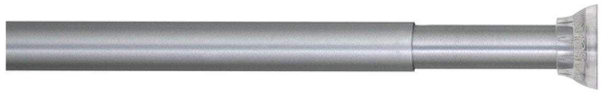 Sealskin douchegordijnstang - klemstang - aluminium - 155-255 cm - mat aluminium