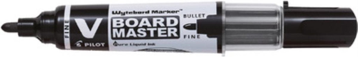 Pilot whiteboardmarker boardmaster rond zwart 1 stuk