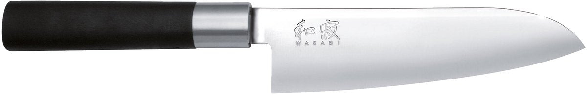 Kai santoku wasabi black 16 cm
