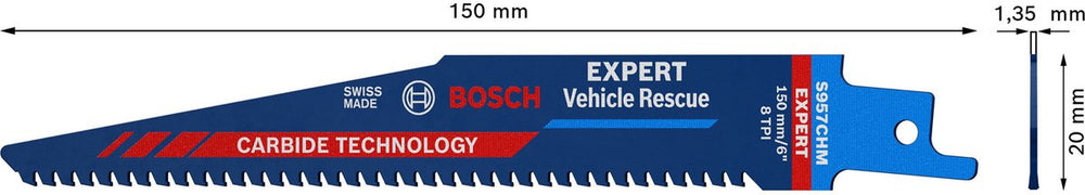 Bosch expert vehicle rescue s 957 chm reciprozaagblad - 260890037...