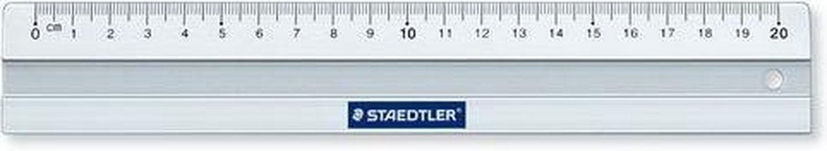 Staedtler liniaal 563 200mm aluminium
