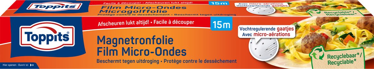 Toppits magnetronfolie 15 m