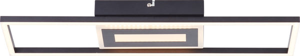 Brilliant besson - plafondlamp - led 24w - 3000k - zwart