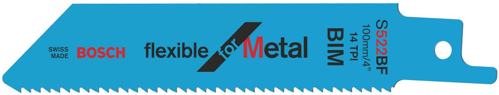 Bosch - reciprozaagblad s 522 bf flexible for metal - 5 stuks