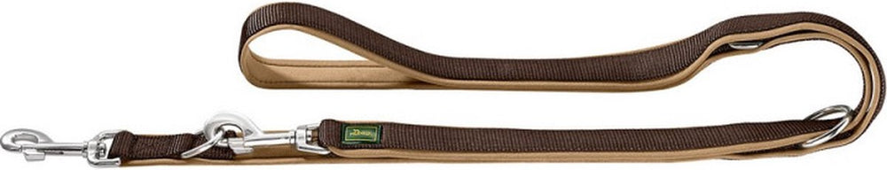 Hunter trainingslijn - bruin caramel - 200 x 2 cm