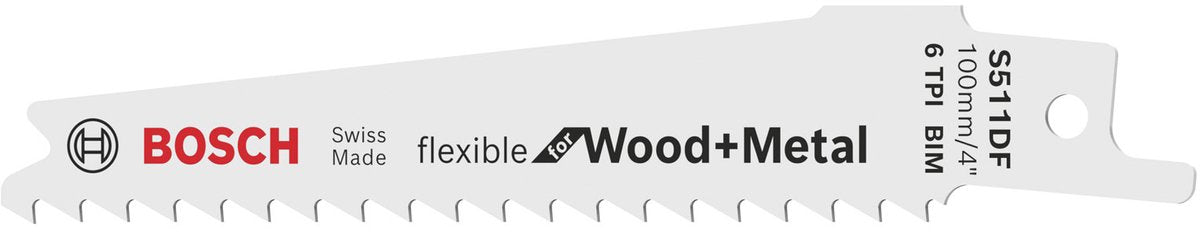 Bosch reciprozaagblad s 511 df - flexible for wood metal