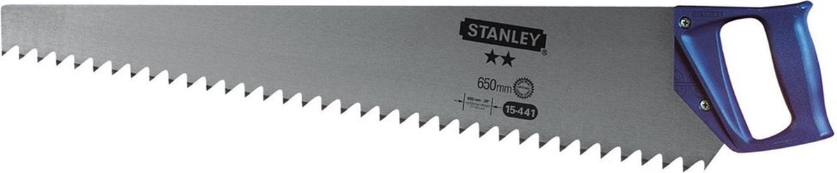 Stanley gasbetonzaag 650mm - 1.2t inch