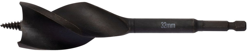 Dewalt extreme tri-flute serie - houtboor - 32mm - 3 snijranden - quick-change hex