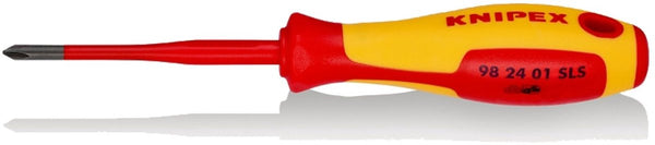 Knipex plus minus schroevendraaier vde grootte ph 1 koplengte: 80 mm