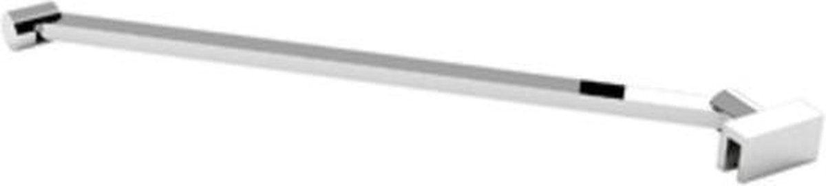 Plieger panorama muursteun vierkant diagonaal 48cm chroom