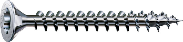 Spax universele schroef, 4 x 40 mm, 360 stuks, volledig van schroefdraad voorzien, verzonken kop, t-star plus t20, 4cut, wirox - 8000000277153