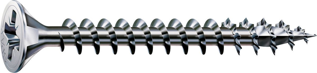 Spax universele schroef, 4 x 30 mm, 360 stuks, voldraad, verzonken kop, kruiskop z2, 4cut, wirox - 8000000277191