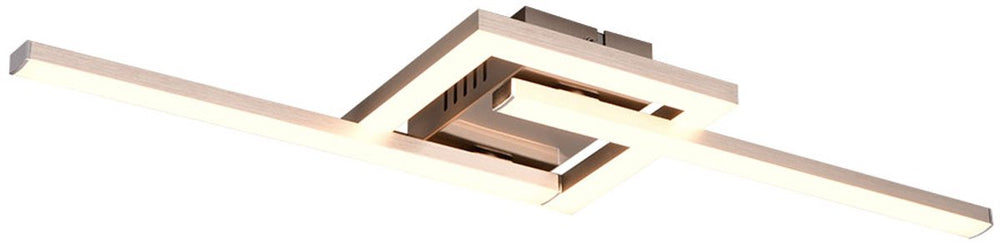 Rl live your light reality viale - plafondlamp - nikkel mat - incl. 1x smd 17 w - zwenkbaar