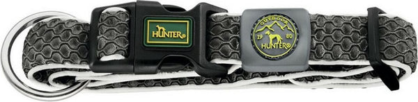 Hunter hondenhalsband hilo vario plus antraciet 40-60 cm