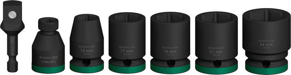 Bosch pro slagmoerdoppenset met adapter 1 2 inch standaard 7-deli...