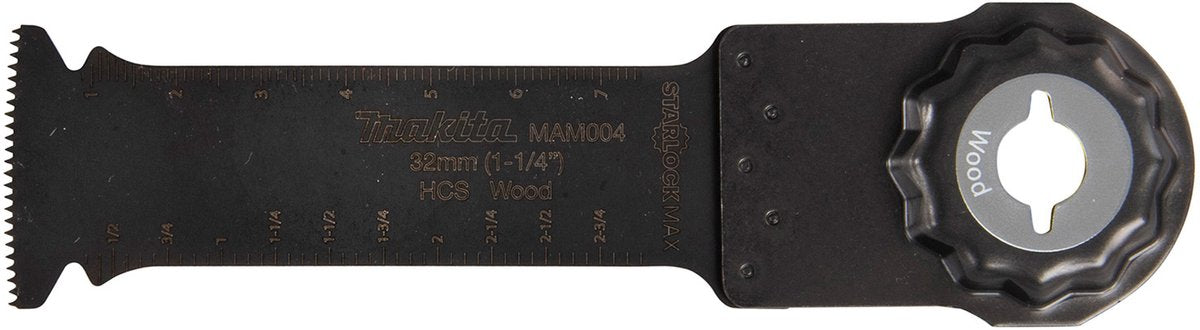 Makita accessoires makita b-66438 mam004 invalzaagblad 32x80mm hout