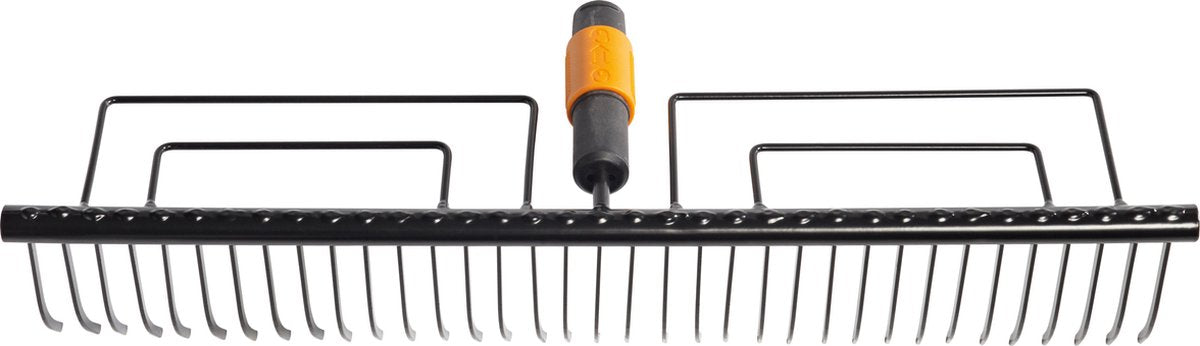 Fiskars quikfit™ gazonhark - brede hark - tuinhark - tuingereedschap -18 cm