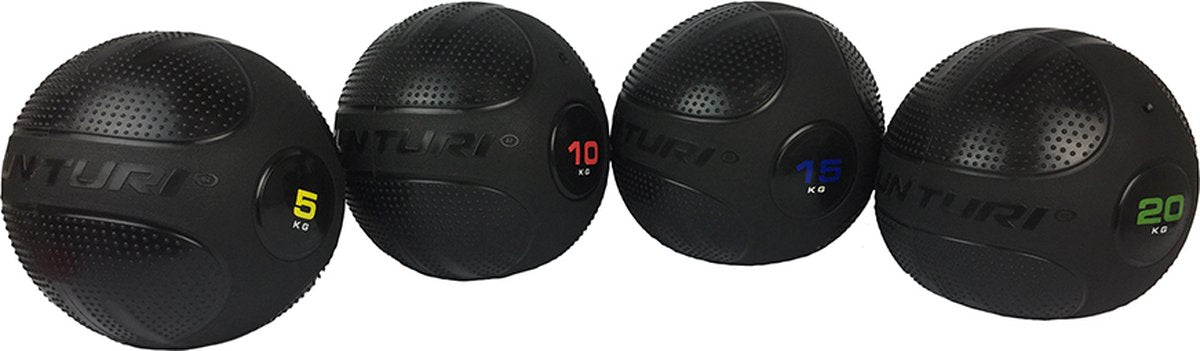 Tunturi slam ball - slam ball - functional training - 10 kg - zwart