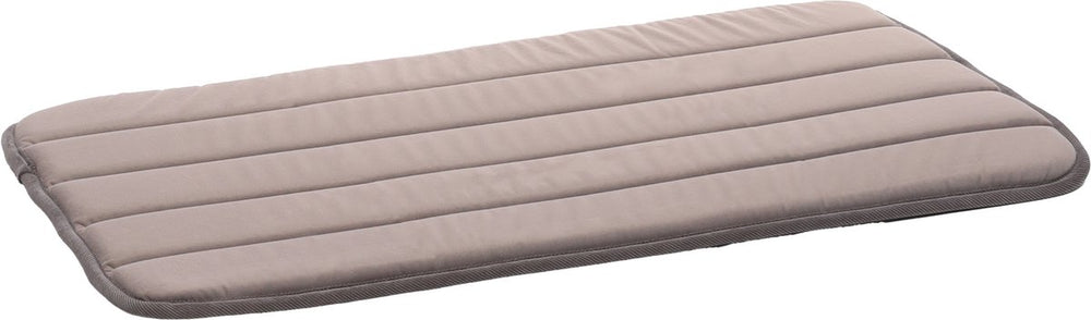Flamingo hondenkussen – hondenmand – orthopedisch xana rechthoekig taupe s – 70,5x41,5cm – memory foam – comfortabele ligplaats – perfect voor hondenbench